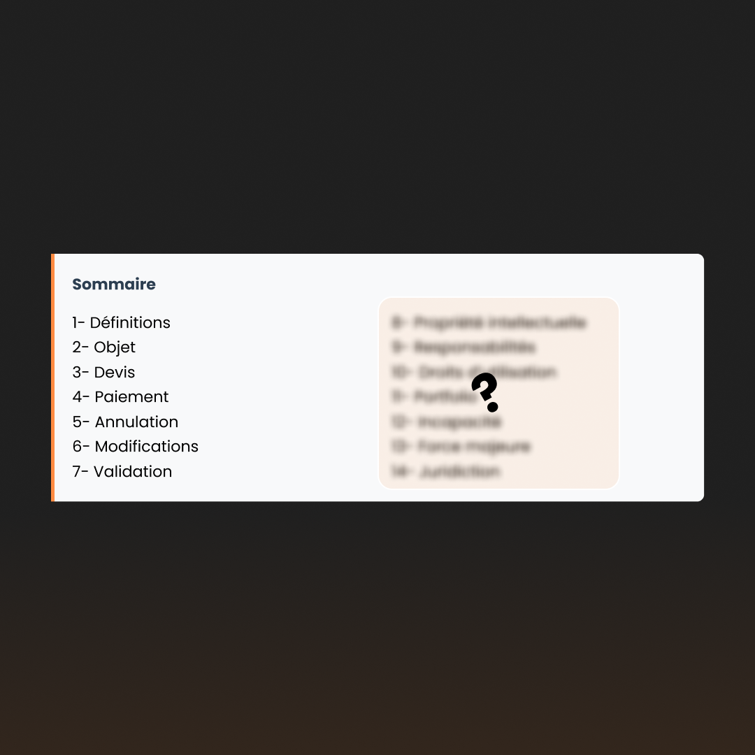 CGV Graphiste – Le contrat qui te protège en tant que freelance