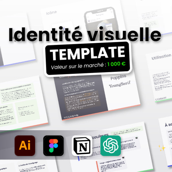 Template guide de Charte Graphique Professionnelle